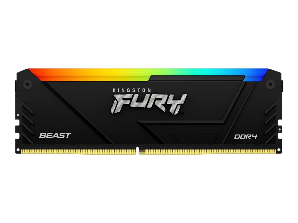 Kingston 8GB 3200MHz DDR4 RGBFURY Beast (1x8GB) RGB,CL16, 288-Pin, XMP